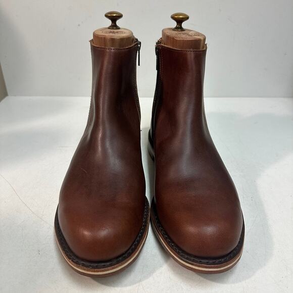 NWOT Rancourt & Co x Helm Pablo Boot Zipper Moto Horween Made in Maine USA 8.5 D main image 8